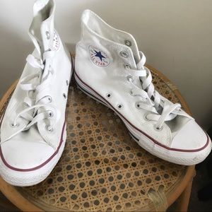 White Converse Chuck Taylor All Star High Top